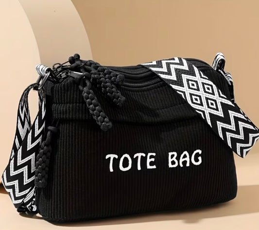 Women's Corduroy Crossbody Bag