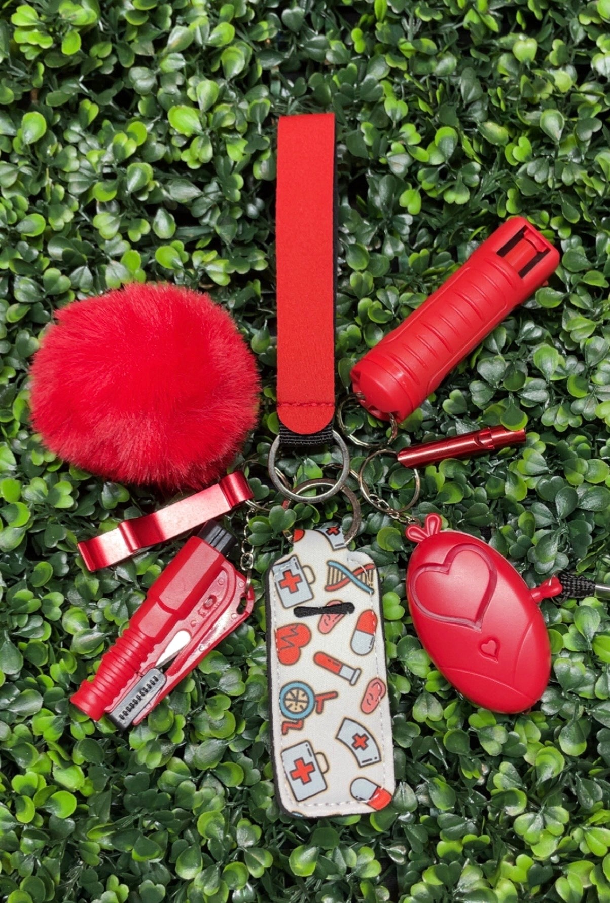 Protective Keychain Set