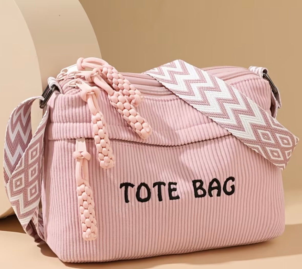 Women's Corduroy Crossbody Bag
