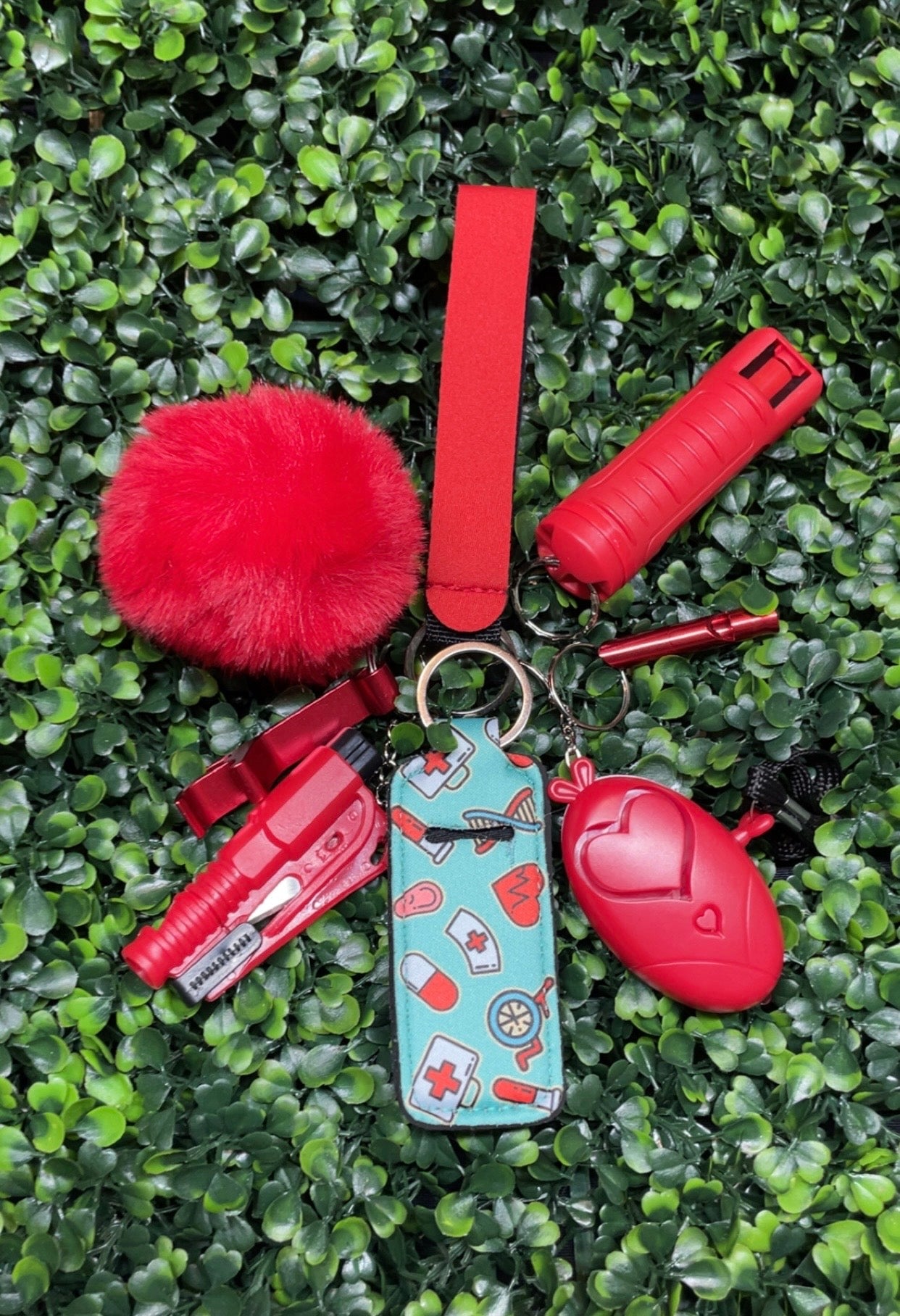 Protective Keychain Set